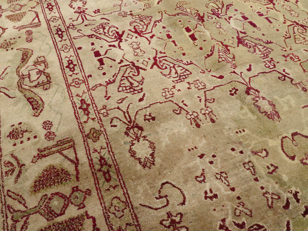 Antique Indian Agra Carpet, No.17051 - Gss