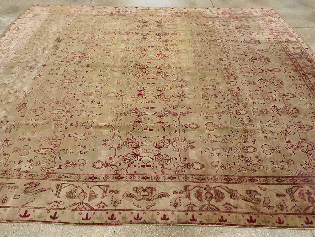Antique Indian Agra Carpet, No.17051 - Gss
