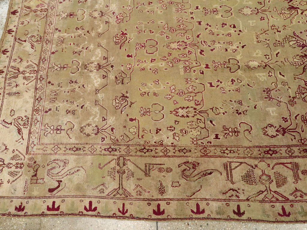 Antique Indian Agra Carpet, No.17051 - Gss