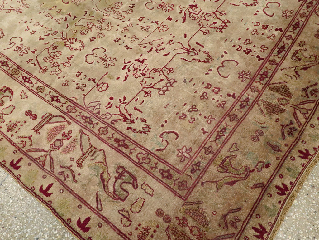 Antique Indian Agra Carpet, No.17051 - Gss