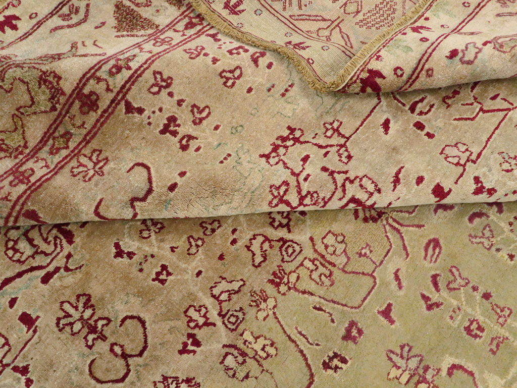 Antique Indian Agra Carpet, No.17051 - Gss