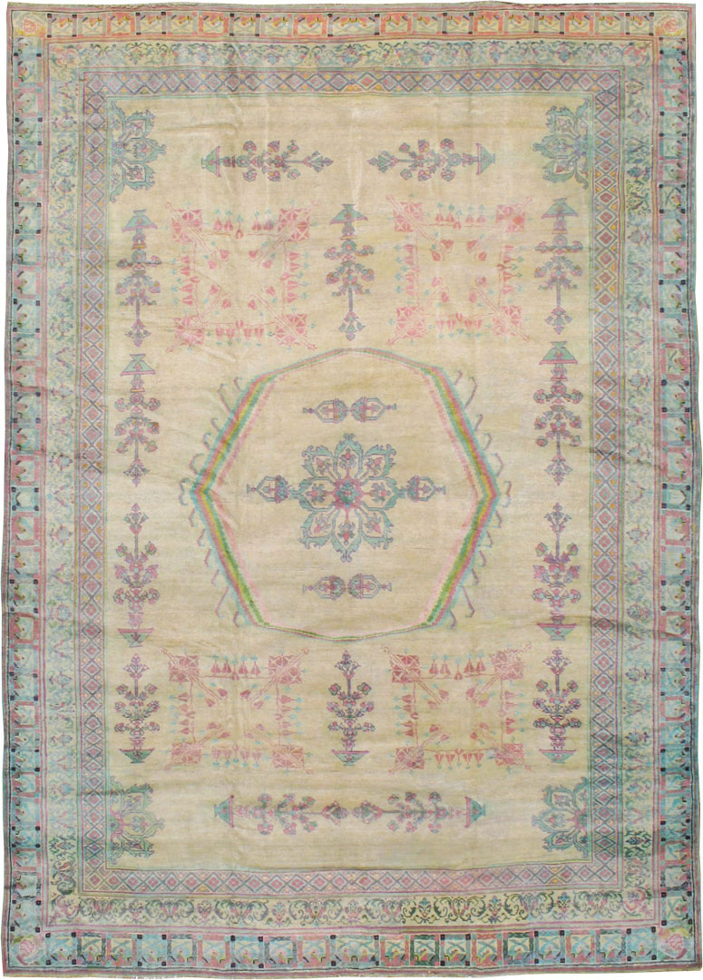 Antique Indian Agra Carpet, No.17052 - Gss