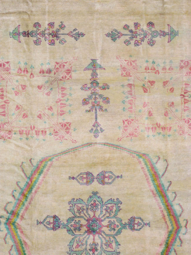 Antique Indian Agra Carpet, No.17052 - Gss