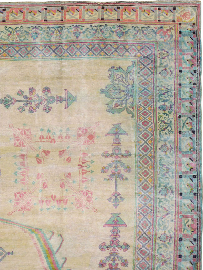 Antique Indian Agra Carpet, No.17052 - Gss