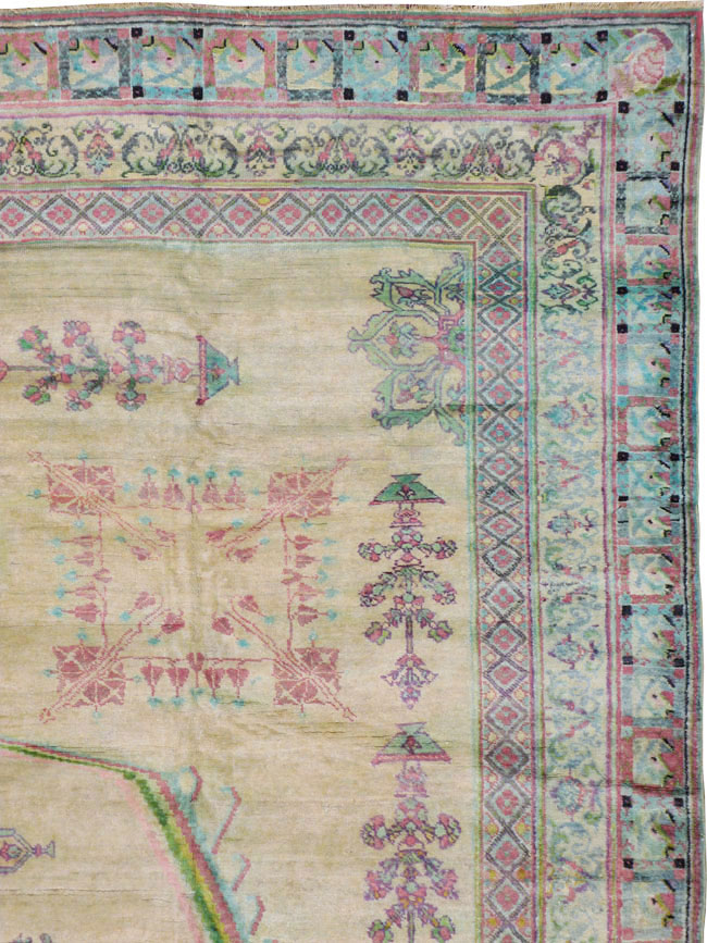 Antique Indian Agra Carpet, No.17052 - Gss