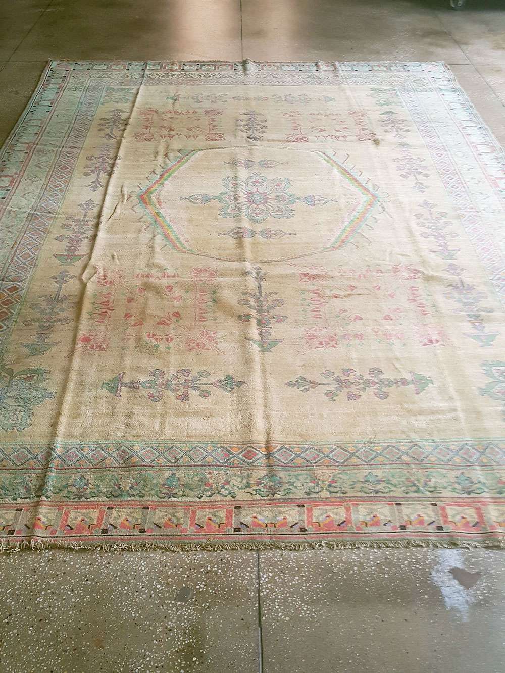 Antique Indian Agra Carpet, No.17052 - Gss