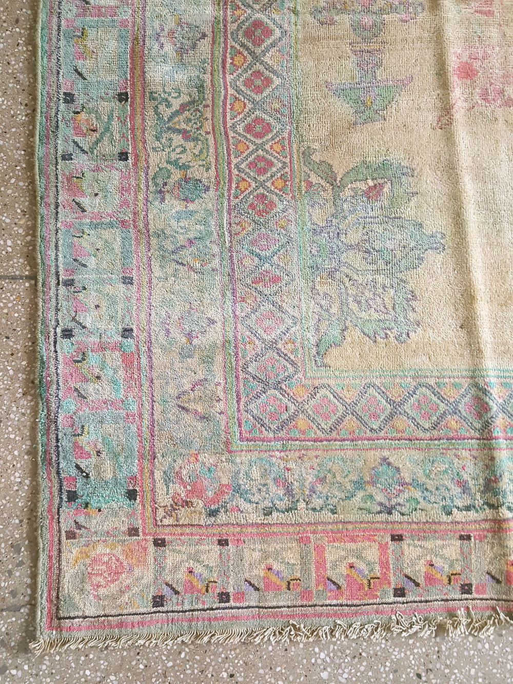 Antique Indian Agra Carpet, No.17052 - Gss
