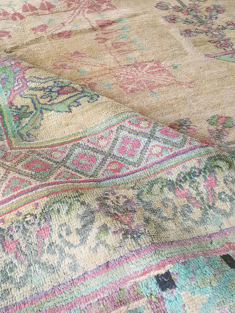 Antique Indian Agra Carpet, No.17052 - Gss