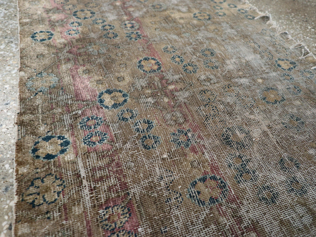 Antique East Turkestan Silk Khotan Fragment, No.17054 - Gss