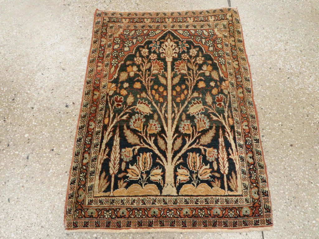 Antique Persian Tabriz Hagi Jalili Rug, No.17058 - Gss