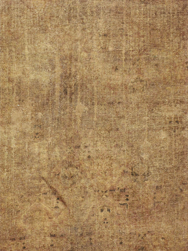 Antique Persian Mahal Distressed Carpet, No.17072 - Gss