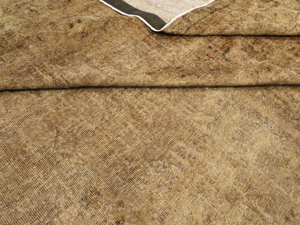 Antique Persian Mahal Distressed Carpet, No.17072 - Gss