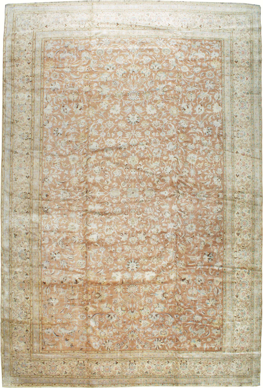 Vintage Persian Nain Carpet, No.17092 - Gss