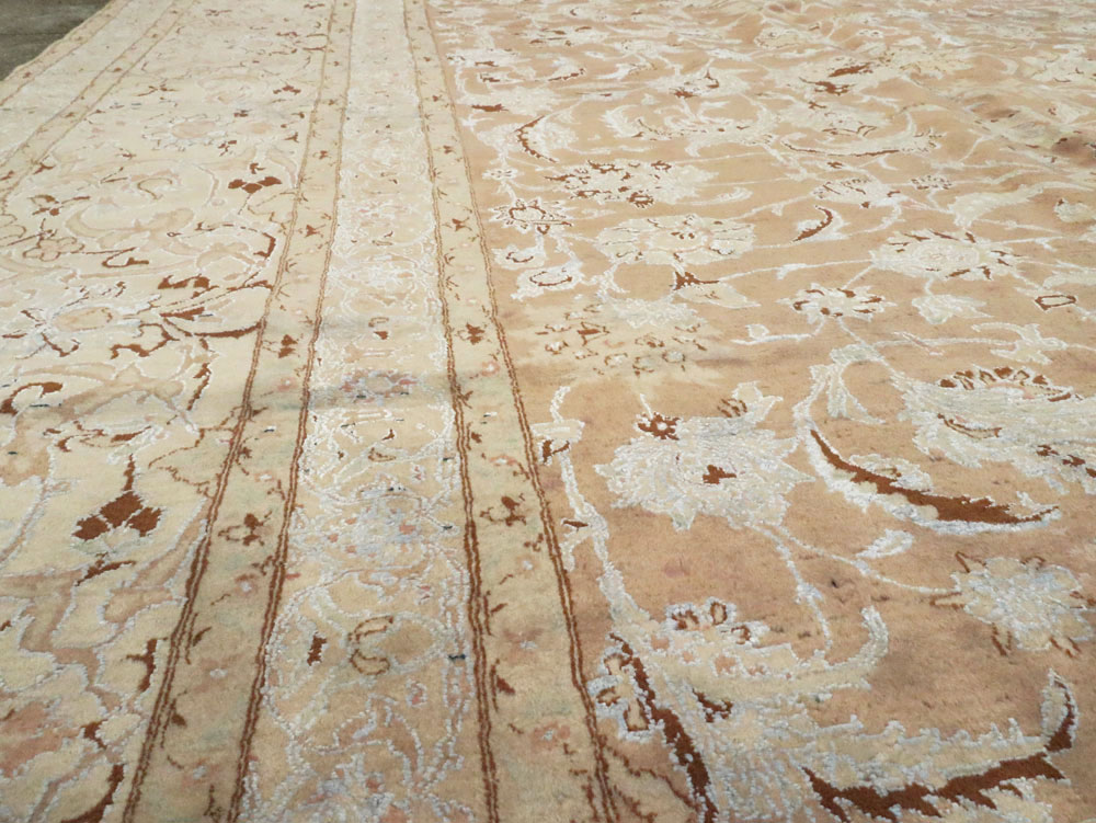 Vintage Persian Nain Carpet, No.17092 - Gss