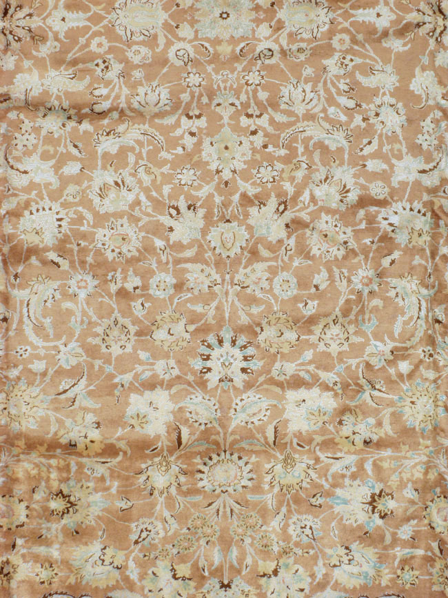 Vintage Persian Nain Carpet, No.17092 - Gss