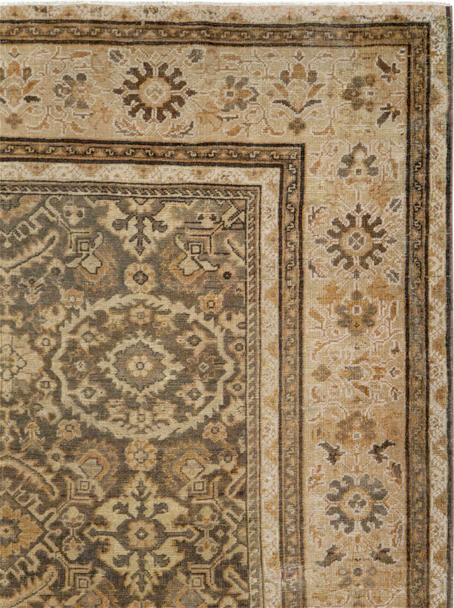 Antique Persian Mahal Room Size Carpet, No.17104 - Gss