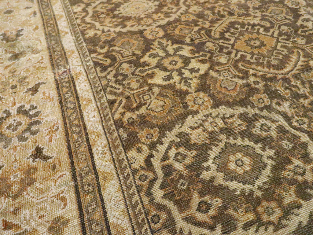Antique Persian Mahal Room Size Carpet, No.17104 - Gss