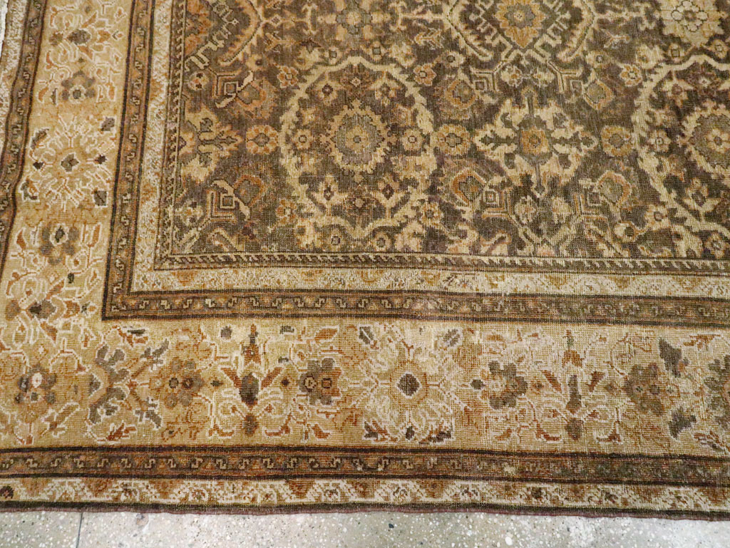 Antique Persian Mahal Room Size Carpet, No.17104 - Gss