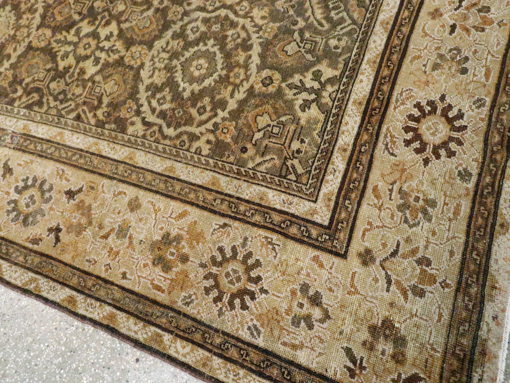 Antique Persian Mahal Room Size Carpet, No.17104 - Gss