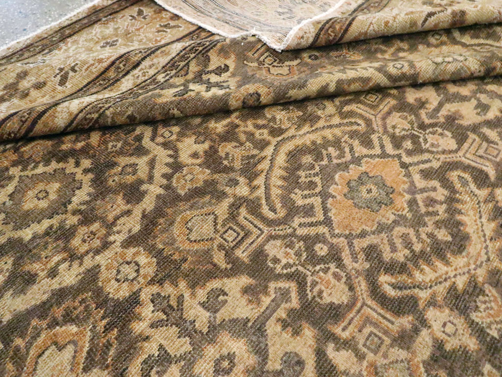 Antique Persian Mahal Room Size Carpet, No.17104 - Gss