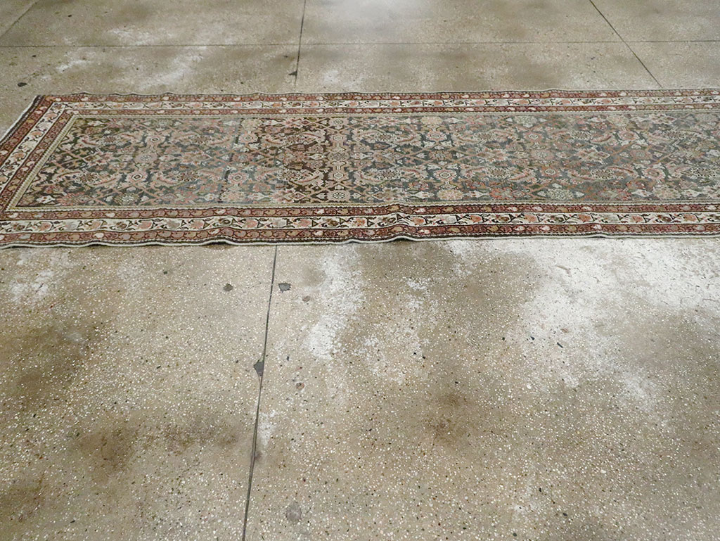 Vintage Persian Malayer Runner, No.17109 - Gss