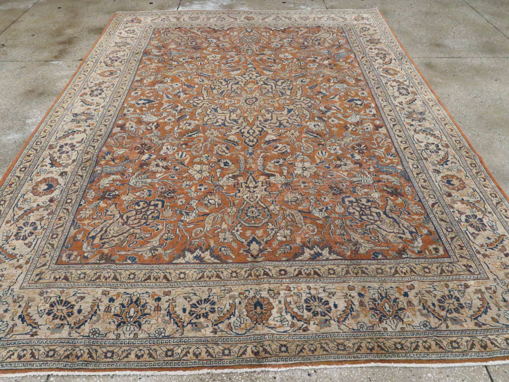 Antique Persian Tabriz Carpet, No.17115 - Gss