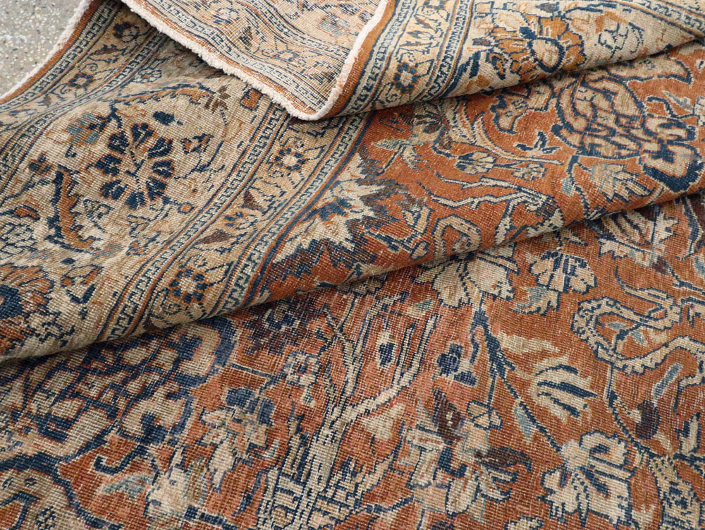 Antique Persian Tabriz Carpet, No.17115 - Gss