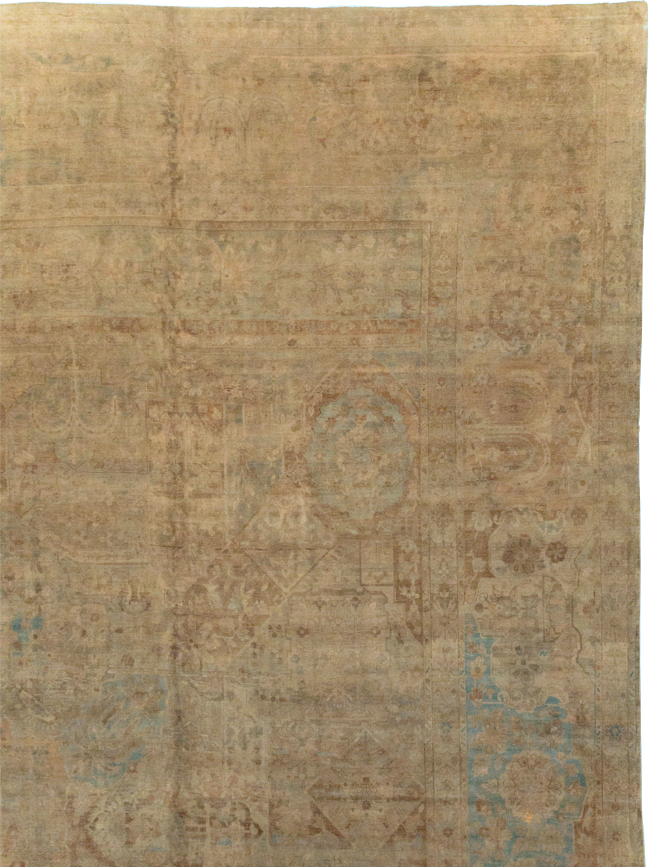 Antique Persian Lavar Kerman Carpet, No.17126 - Gss