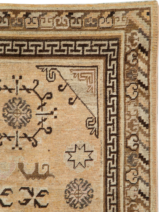 Antique East Turkestan Khotan Rug, No.17128 - Gss