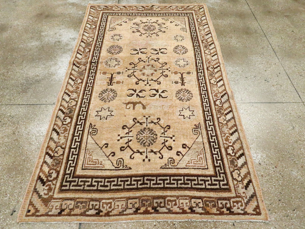 Antique East Turkestan Khotan Rug, No.17128 - Gss