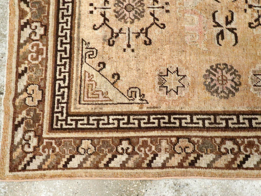 Antique East Turkestan Khotan Rug, No.17128 - Gss