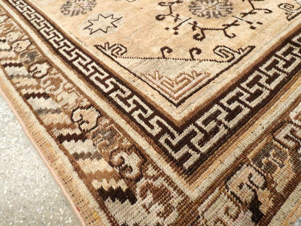 Antique East Turkestan Khotan Rug, No.17128 - Gss