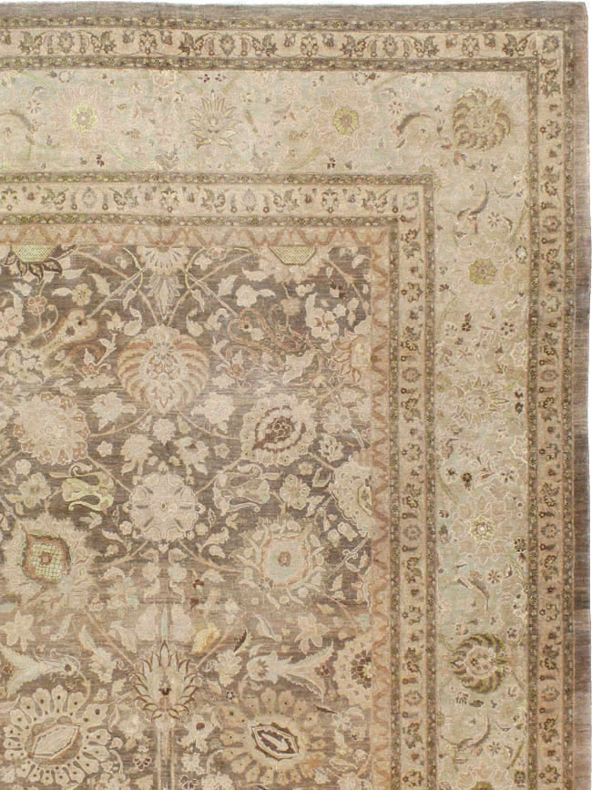 Antique Persian Tabriz Carpet, No.17155 - Gss