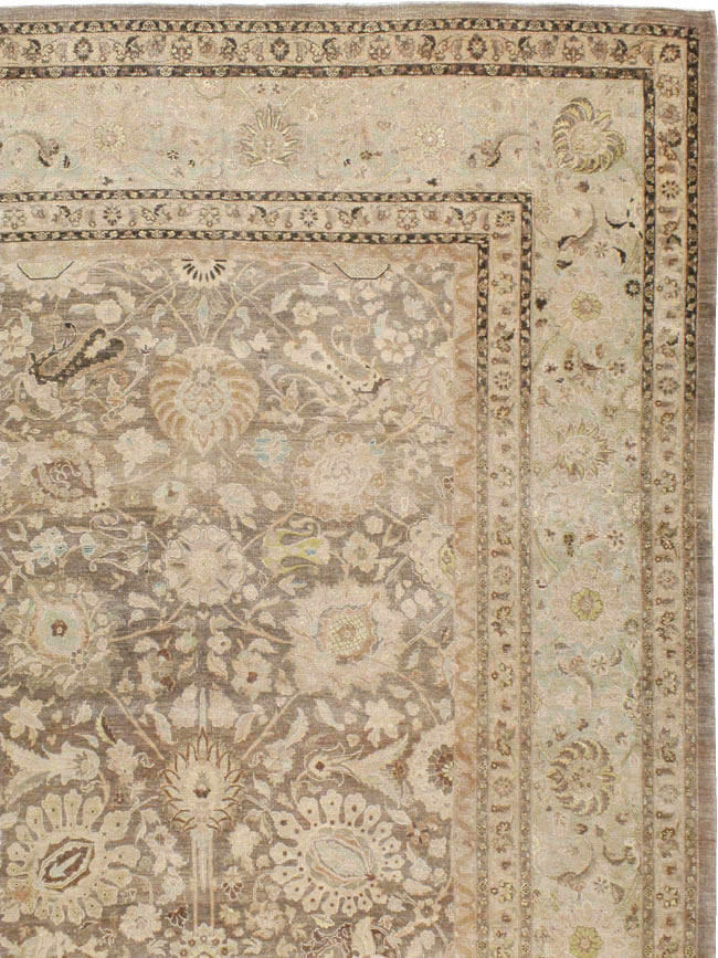 Antique Persian Tabriz Carpet, No.17155 - Gss