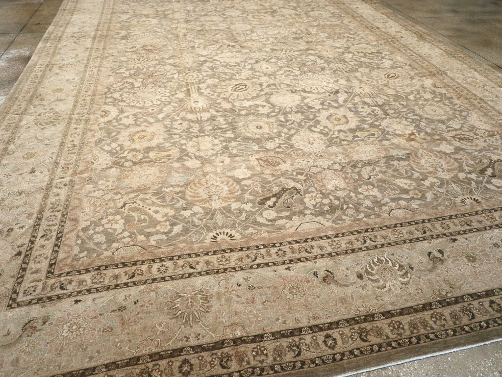 Antique Persian Tabriz Carpet, No.17155 - Gss