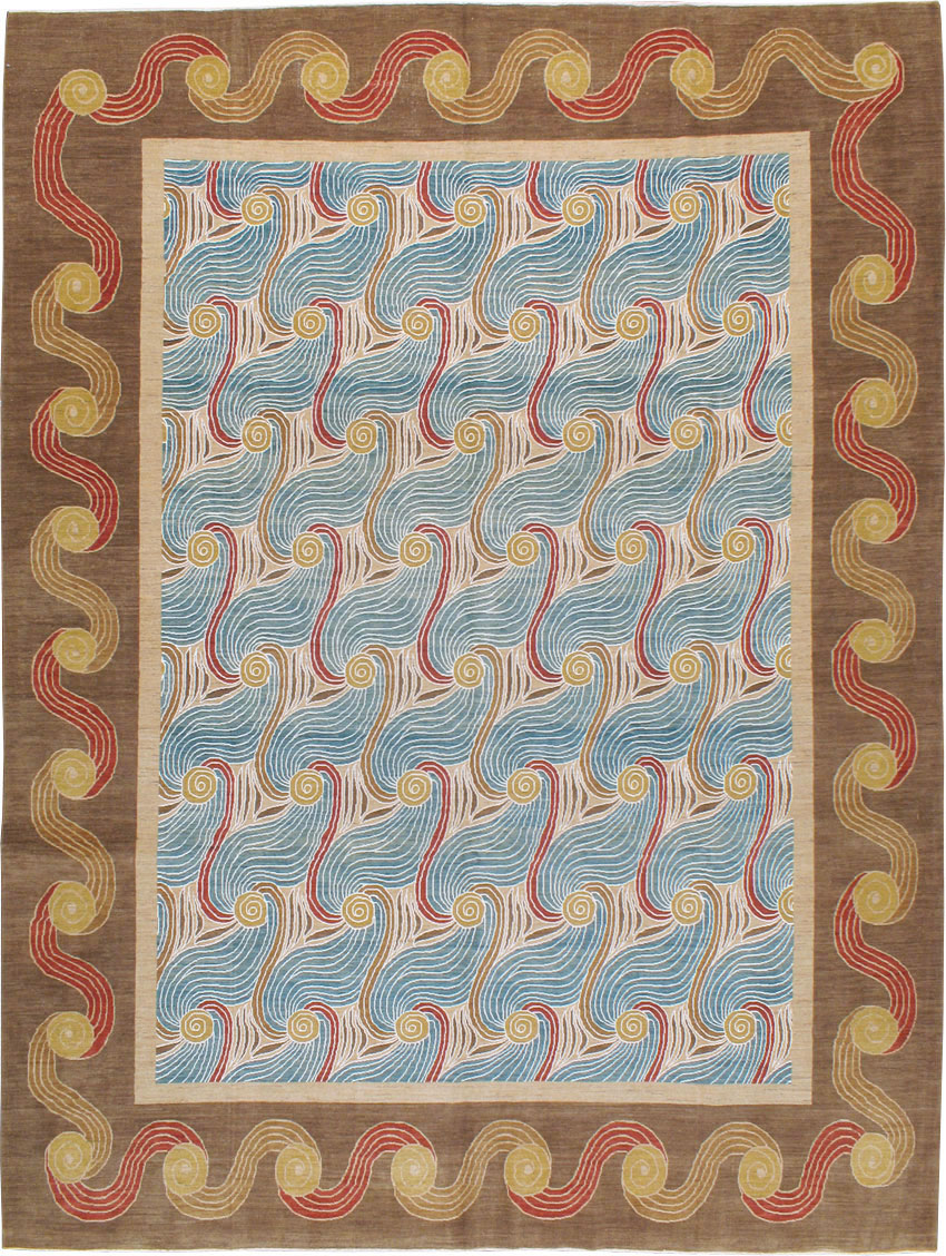 Modern Persian Tabriz Room Size Carpet, No.17161 - Gss