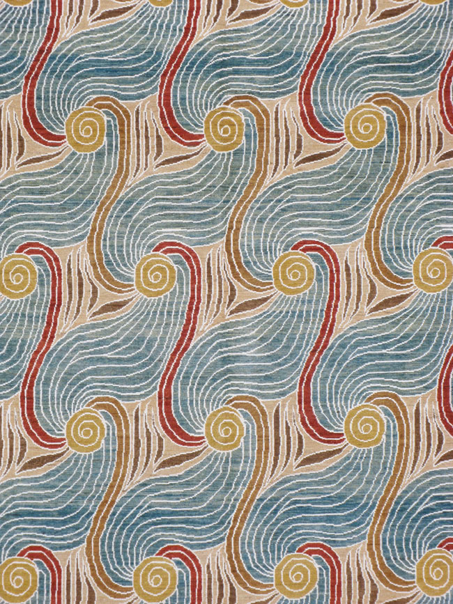 Modern Persian Tabriz Room Size Carpet, No.17161 - Gss