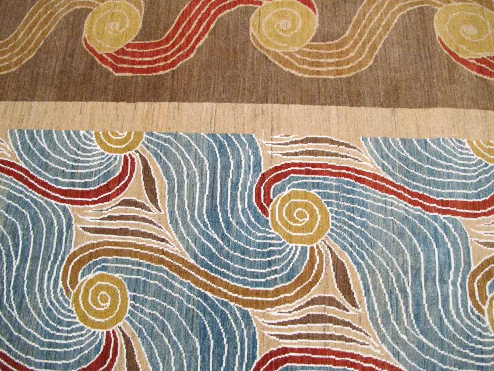 Modern Persian Tabriz Room Size Carpet, No.17161 - Gss