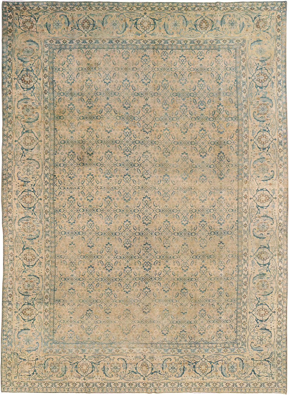 Antique Persian Tabriz Carpet, No.17171 - Gss