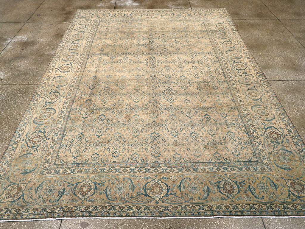 Antique Persian Tabriz Carpet, No.17171 - Gss