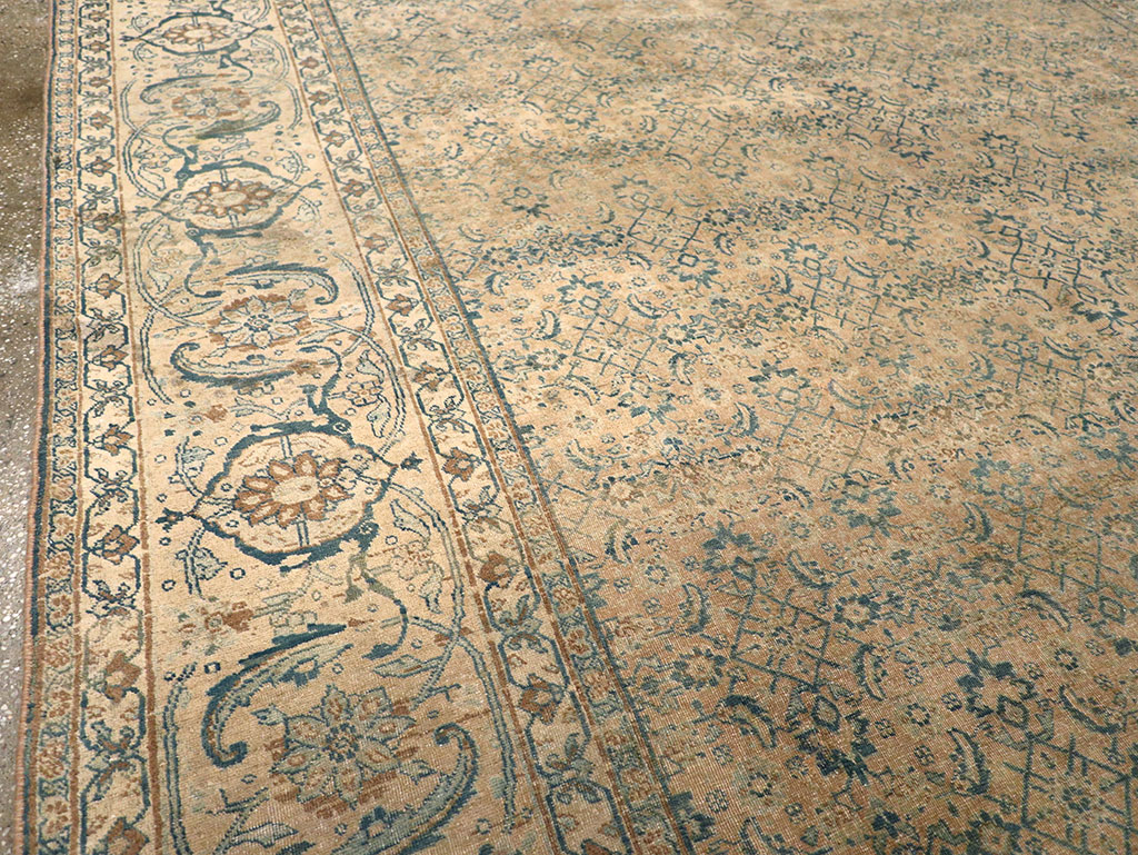 Antique Persian Tabriz Carpet, No.17171 - Gss