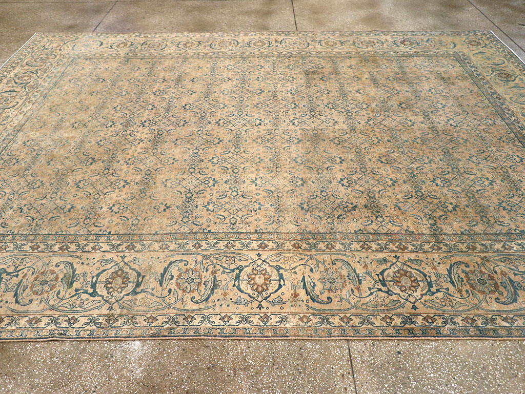 Antique Persian Tabriz Carpet, No.17171 - Gss