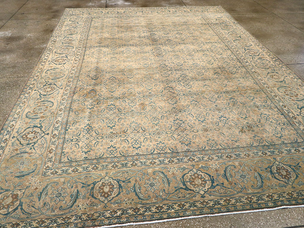 Antique Persian Tabriz Carpet, No.17171 - Gss