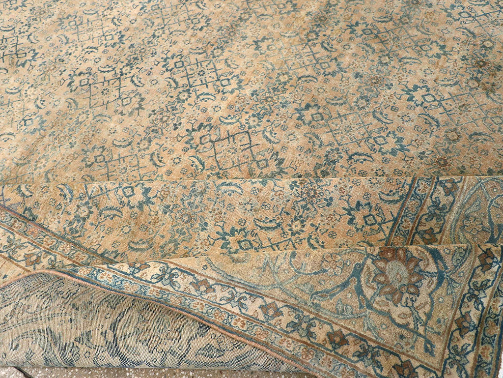 Antique Persian Tabriz Carpet, No.17171 - Gss