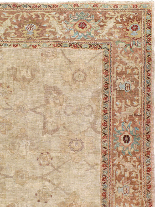 Antique Persian Mahal Carpet, No.17174 - Gss