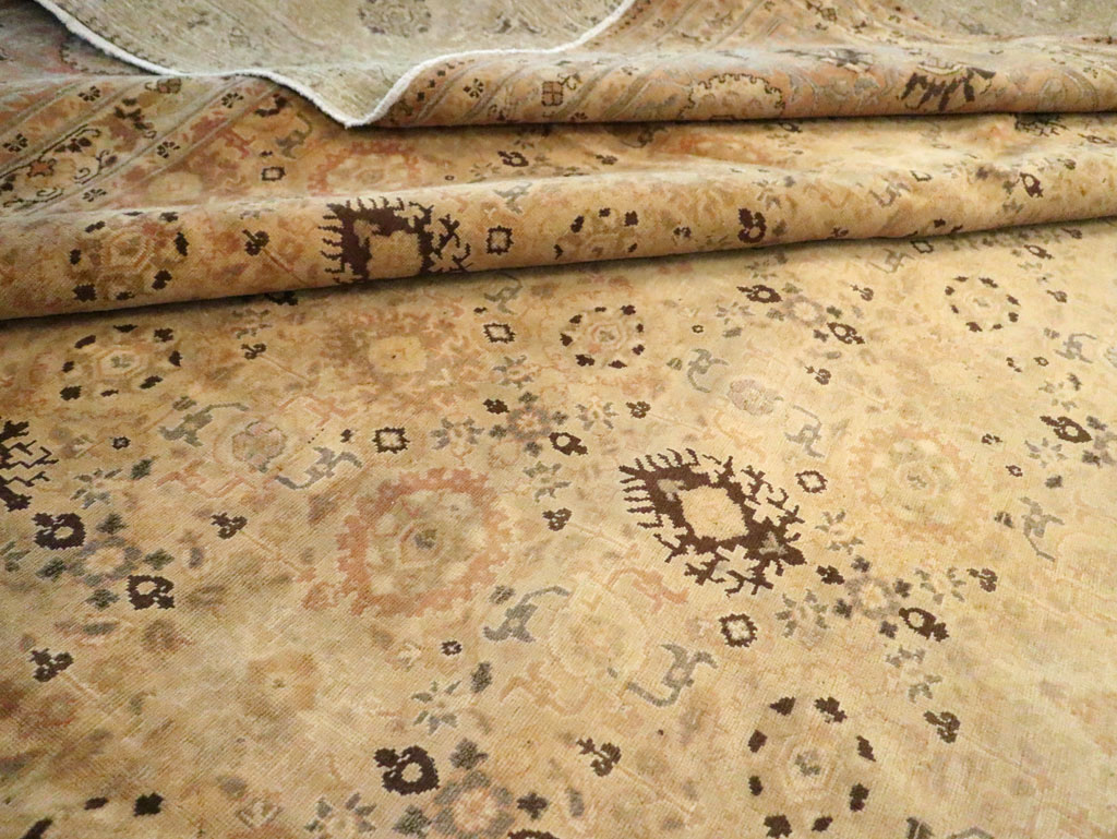 Antique Persian Tabriz Carpet, No.17178 - Gss