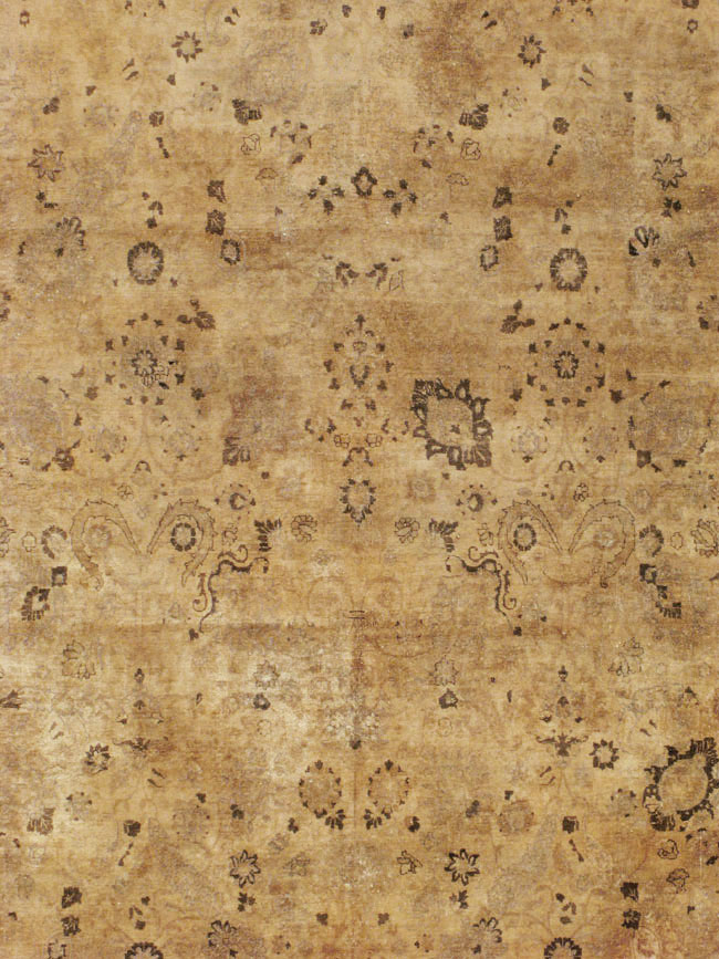 Antique Persian Tabriz Carpet, No.17179 - Gss