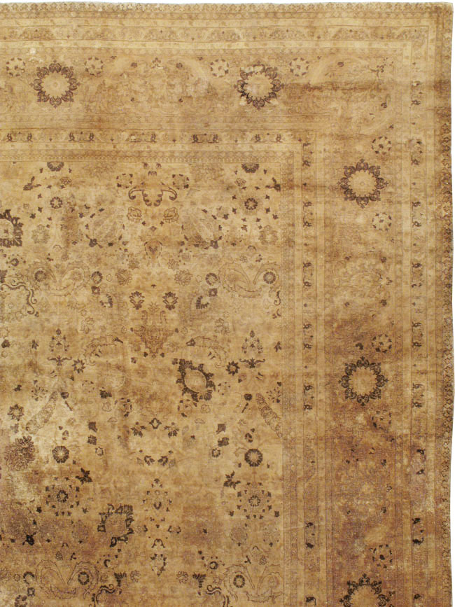Antique Persian Tabriz Carpet, No.17179 - Gss
