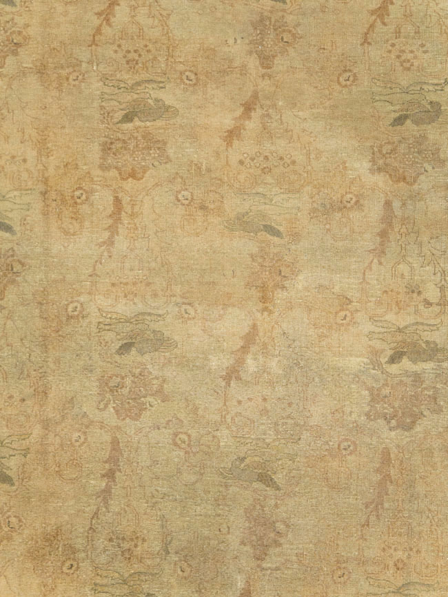 Antique Persian Tabriz Room Size Carpet, No.17181 - Gss
