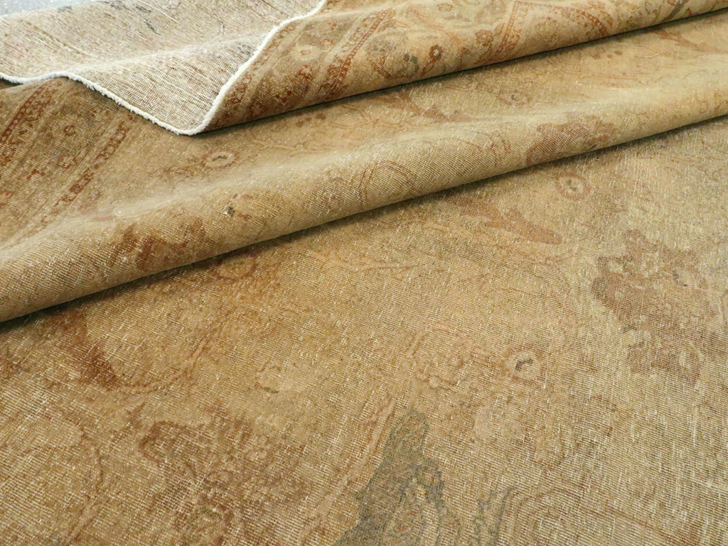 Antique Persian Tabriz Room Size Carpet, No.17181 - Gss